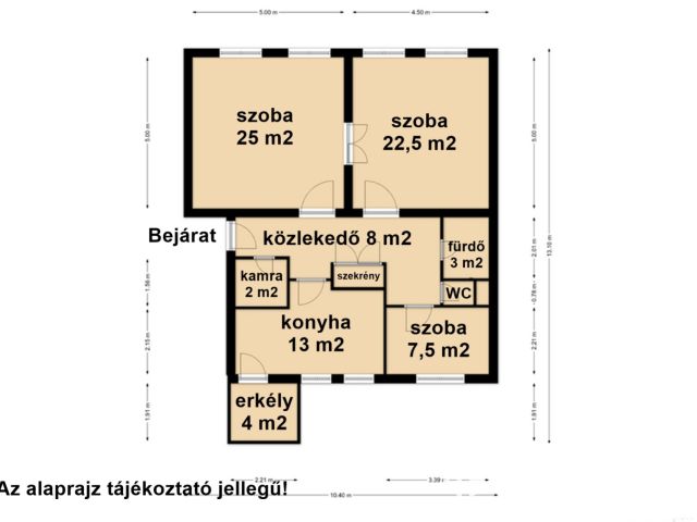 Kedvelt helyen első emeleti, erkélyes, tégla lakás eladó!